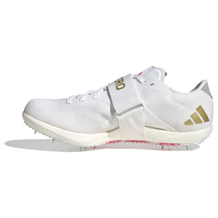 adidas Adizero HJ - Unisex High Jump Spikes - Cloud White/Core Black/Gold Metallic - image 2