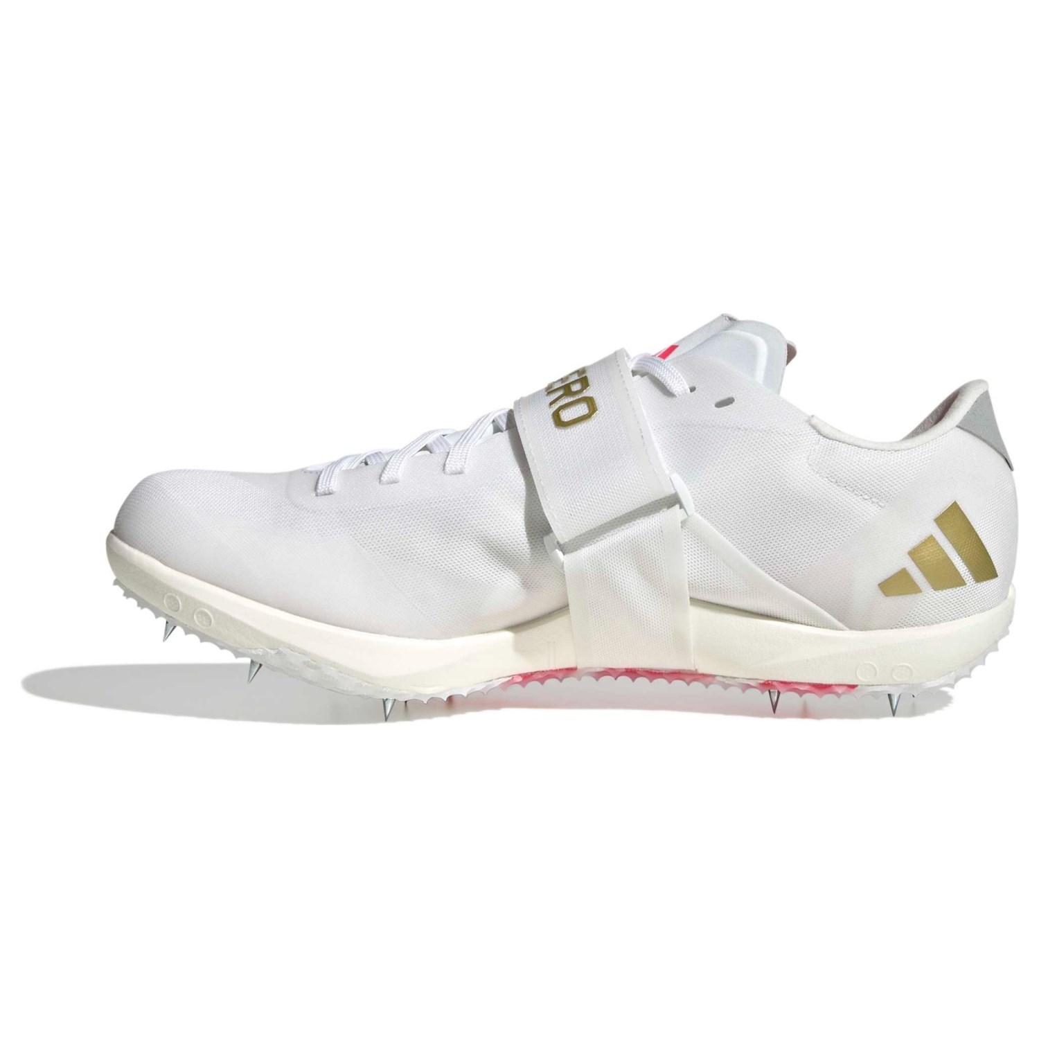 adidas Adizero HJ - Unisex High Jump Spikes - Cloud White/Core Black/Gold Metallic - image 2