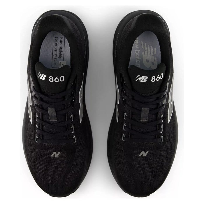 New Balance Fresh Foam X 860v15 - Mens Running Shoes - Black/Silver Metallic