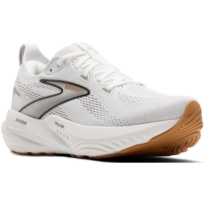 Brooks Glycerin 22 - Womens Running Shoes - White/Grey/Black