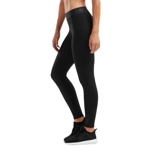 2XU Womens Flight Compression Tights - Black/Black