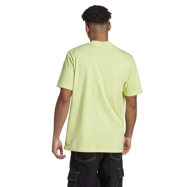 adidas Badge Of Sport Mens Bomber T-Shirt - Pulse Lime/Black