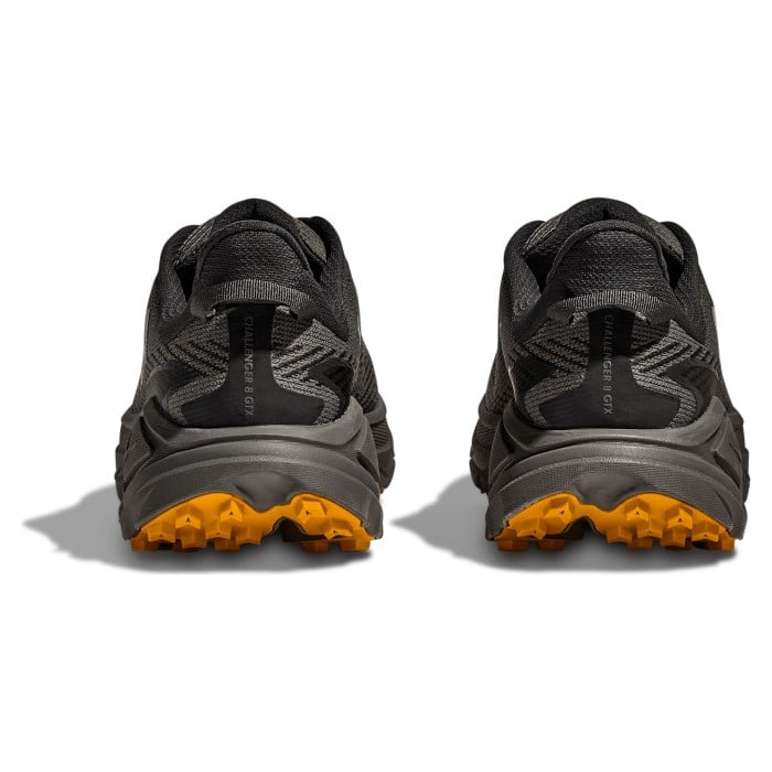 Hoka Challenger 8 GTX - Mens Trail Running Shoes - Asphalt Grey/Varsity Yellow