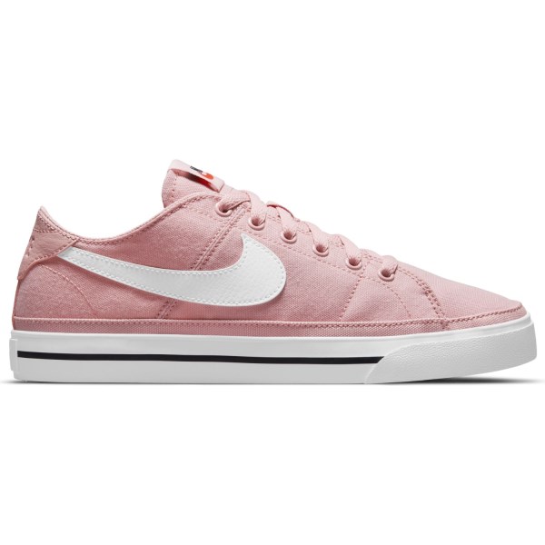 Nike Court Legacy Canvas - Womens Sneakers - Pink Glaze/White/Black/Team Orange