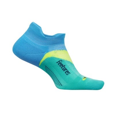 Feetures Elite Light Cushion No Show Tab Running Socks - Arctic Blue
