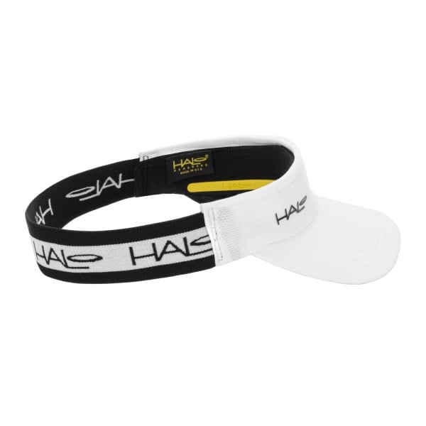 Halo SweatBlock Race Visor - White