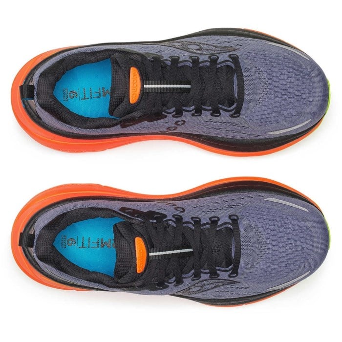 Saucony Hurricane 25 - Mens Running Shoes - Shadow/Vizi