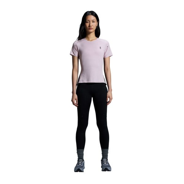 On Running Performance-T Womens Running T-Shirt - Mauve/Eclipse