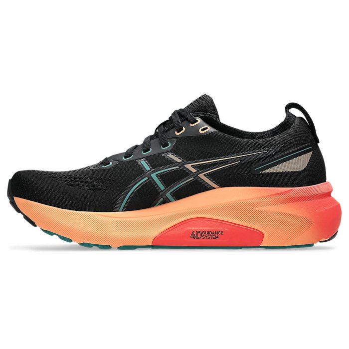 Asics Gel Kayano 31 - Mens Running Shoes - Black/Rainy Lake