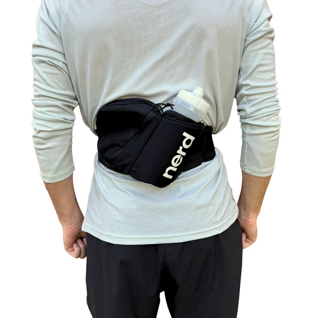 Nerd Belt NBReverse With 550ml Hydration Bottle - Black