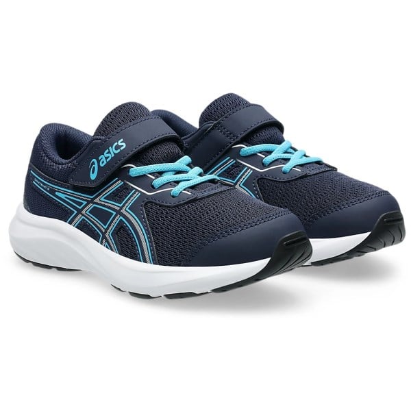 Asics Contend 9 PS - Kids Running Shoes - Midnight/White