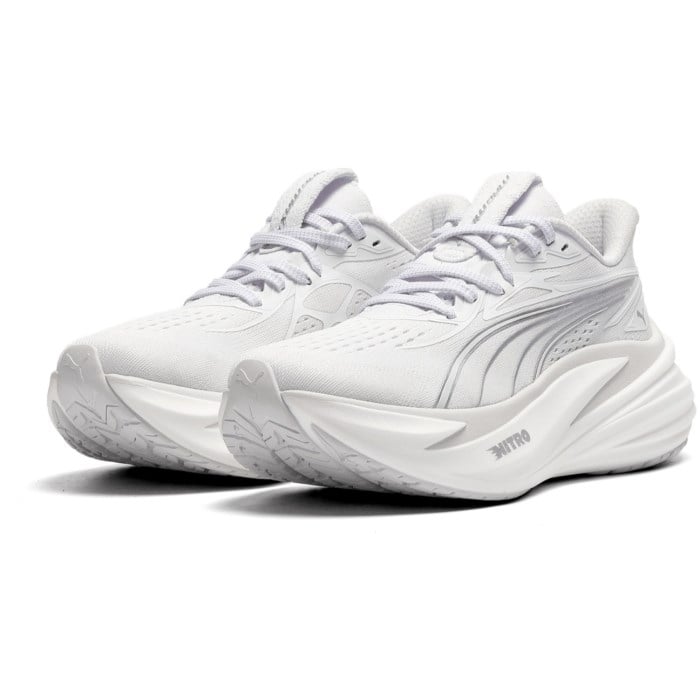 Puma MagMax Nitro 2 - Womens Running Shoes - Puma White/Puma Silver