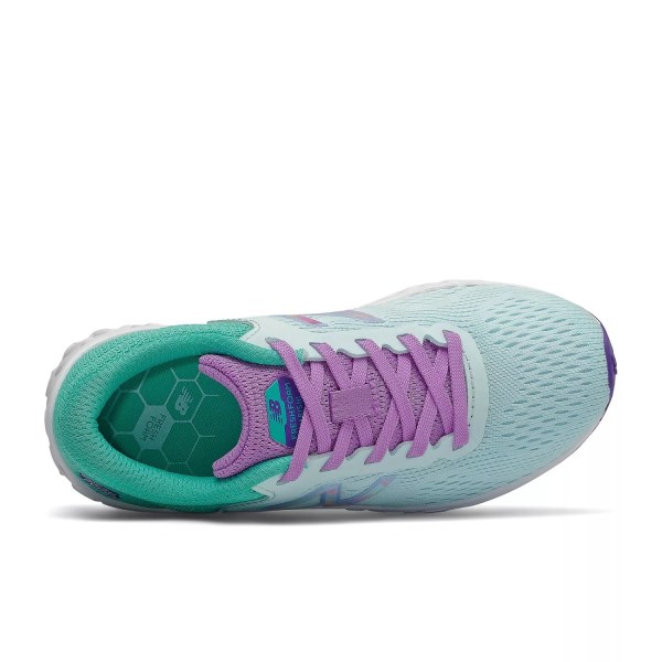 New Balance Fresh Foam Arishi v2 - Kids Running Shoes - Pale Blue Chill/Summer Jade/Heliotrope