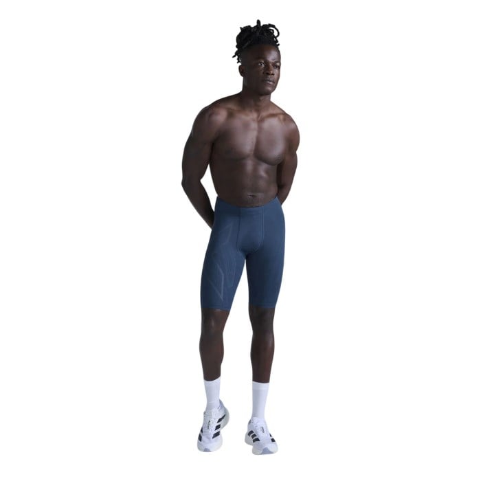 2XU Light Speed Mens Compression Shorts With Back Storage - Majol/Majol Reflective - image 4