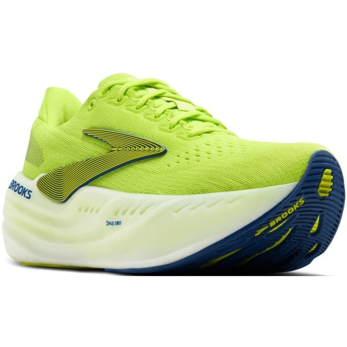 Brooks Glycerin Max - Mens Running Shoes - Lime/Navy Peony/White