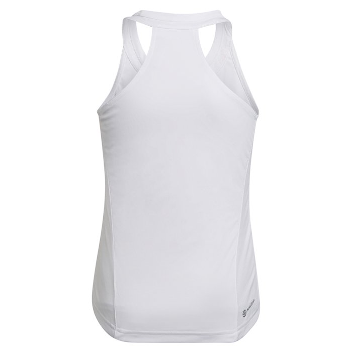 adidas Club Kids Girls Tank Top - White/Grey