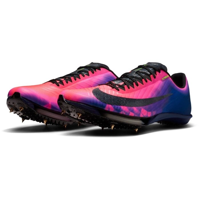Nike Air Zoom Maxfly 2 GLAM - Unisex Track Sprint Spikes - Fierce Purple/Black/Flash Crimson