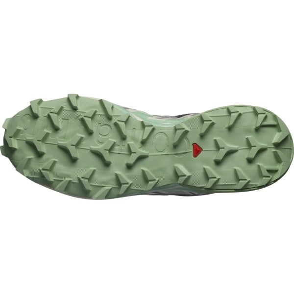 Salomon Speedcross 6 - Womens Trail Running Shoes - Castlerock/Vanilla Ice/Smoke Green