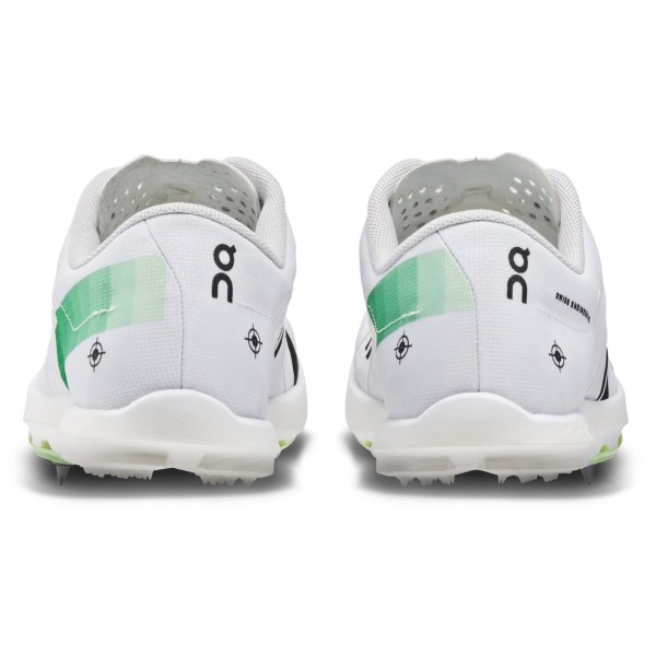On CloudSpike 1500m - Mens Mid Distance Track Running Spikes - Undyed White/Mint