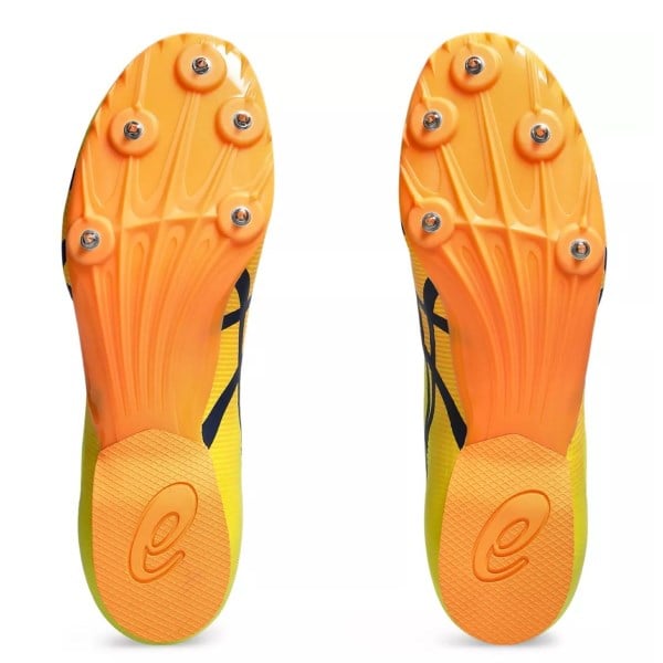 Asics Hyper MD 8 - Mens Middle Distance Track Spikes - Bright Yellow/Blue Expanse