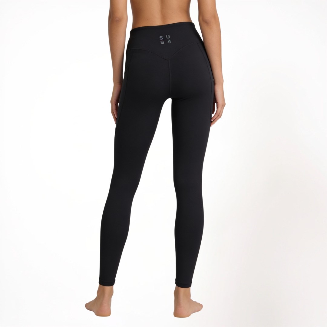 SUB4 Pulse Full Length Leggings - Black