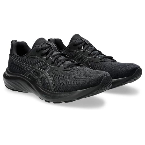 Asics Contend 9 - Mens Running Shoes - Black/Graphite Grey