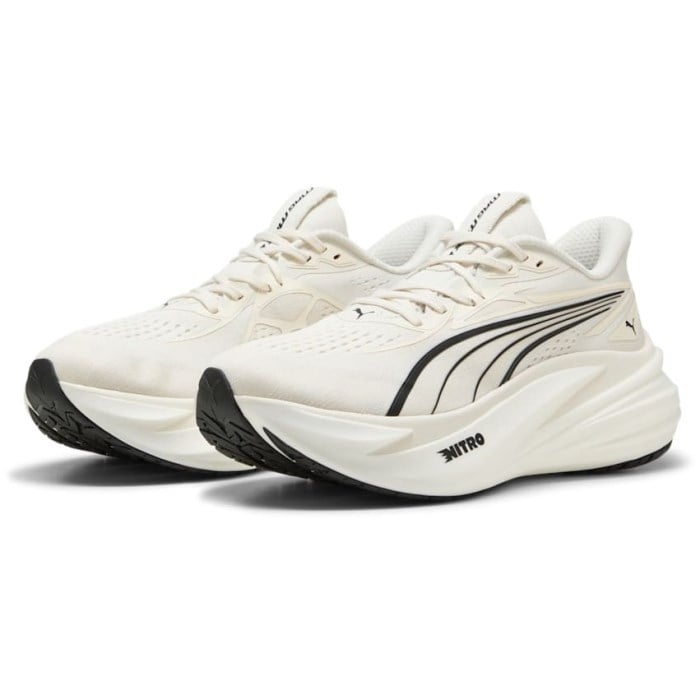 Puma MagMax Nitro 2 - Mens Running Shoes - Warm White/Puma Black - image 4