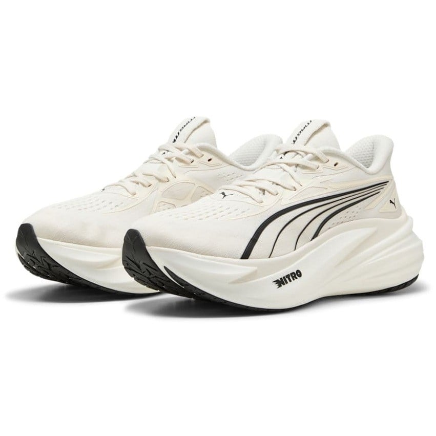 Puma MagMax Nitro 2 - Mens Running Shoes - Warm White/Puma Black - image 4