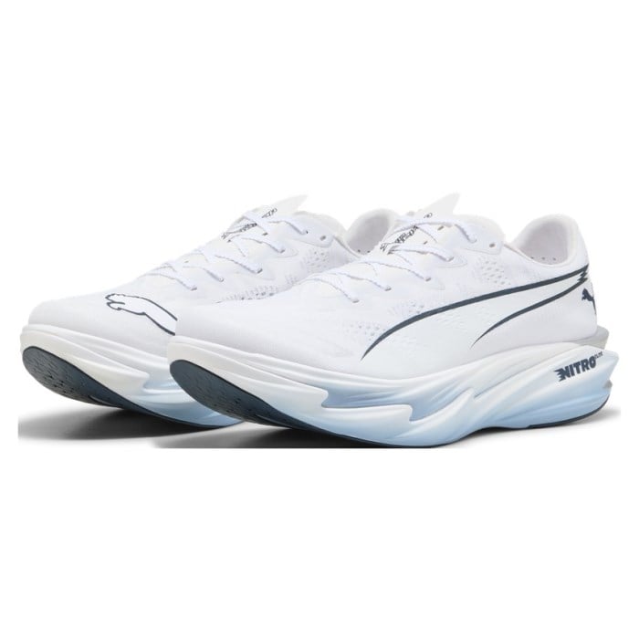 Puma Deviate Nitro Elite 4 - Mens Running Shoes - Puma White/Chambray - image 2