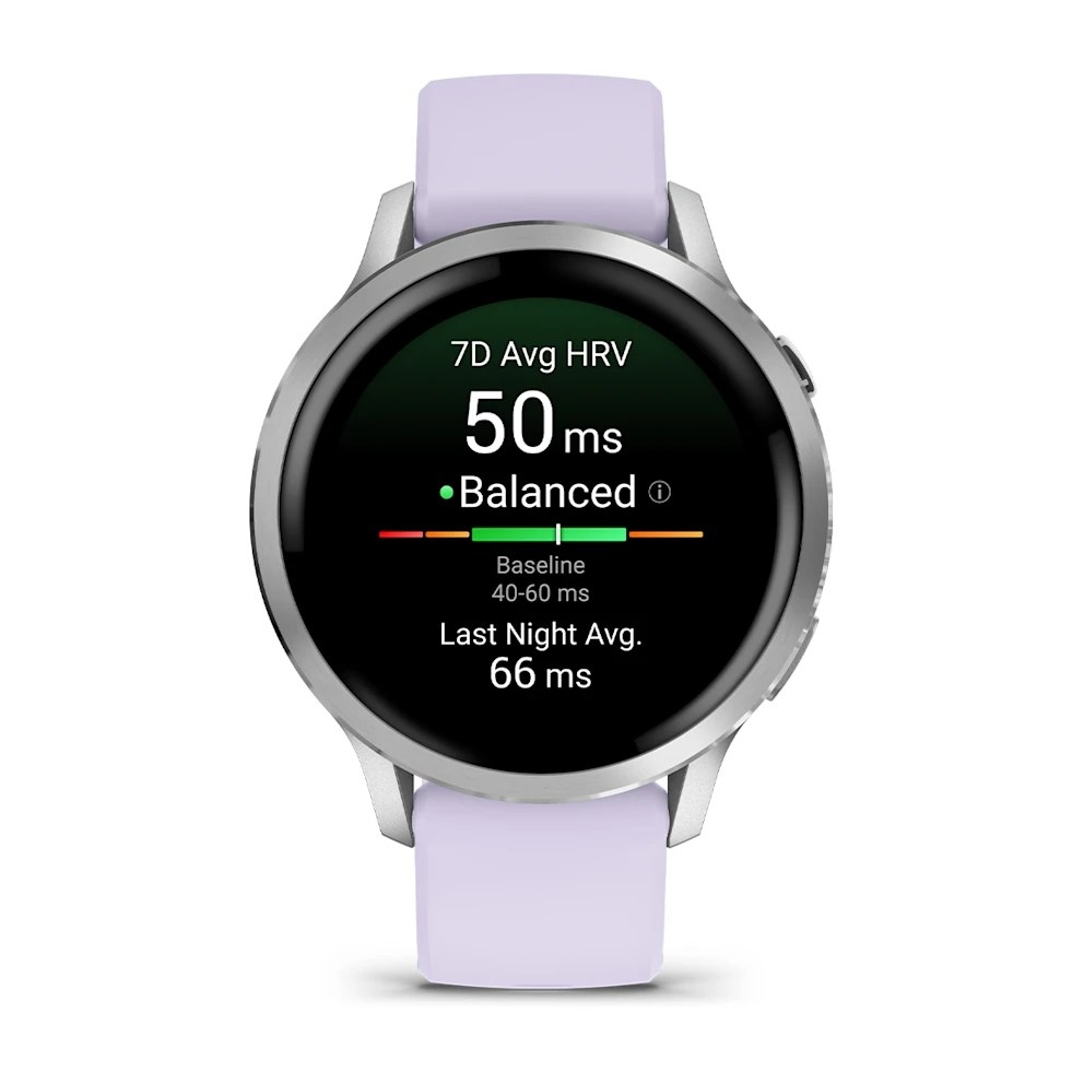 Garmin Venu 4 Smartwatch 41mm - Silver/Periwinkle
