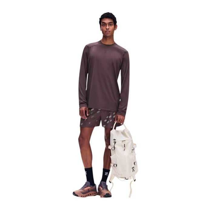 On Mens Trail Long-T Solar - Mulberry - image 6