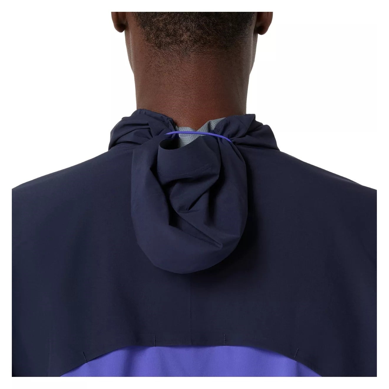 Asics MetaRun Legend Mens Running Jacket - Midnight/Cobalt Burst/Illuminate Green