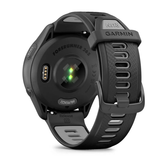 Garmin Forerunner 265 - GPS Running Smart Watch - Black