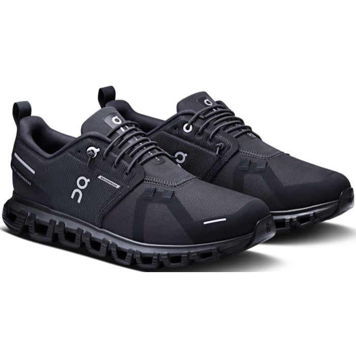 On Cloud 6 Waterproof - Womens Running Shoes - Black/Black