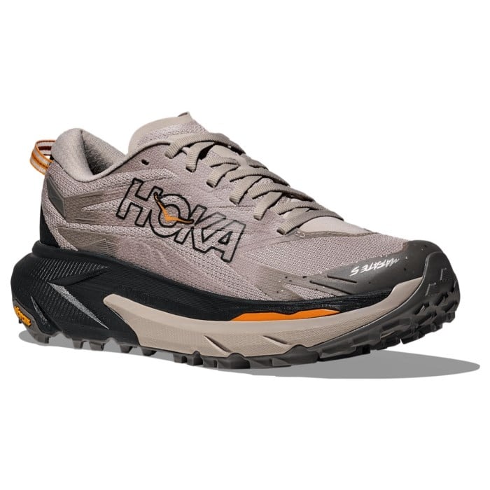 Hoka Mafate 5 - Womens Trail Running Shoes - Putty/Black