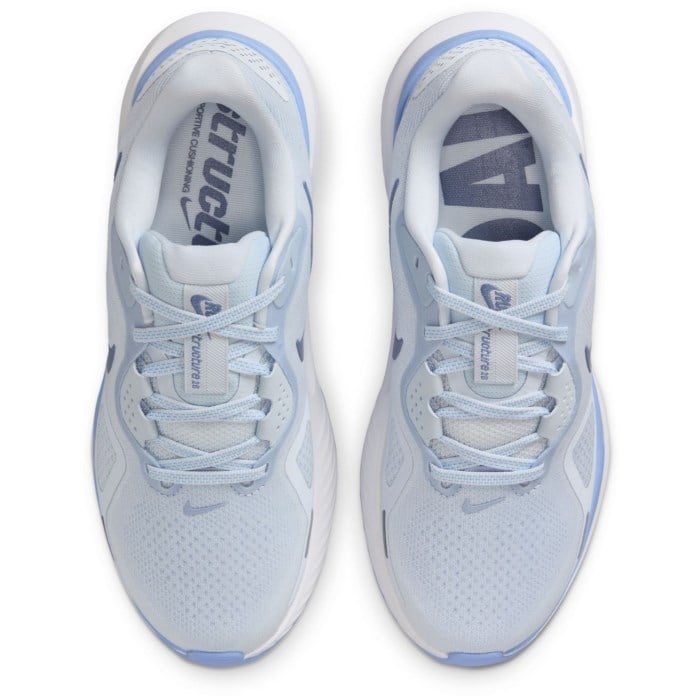 Nike Air Zoom Structure 26 - Womens Running Shoes - Football Grey/World Indigo/Aluminum