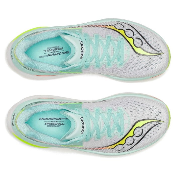 Saucony Endorphin Azura - Womens Running Shoes - White/Splash