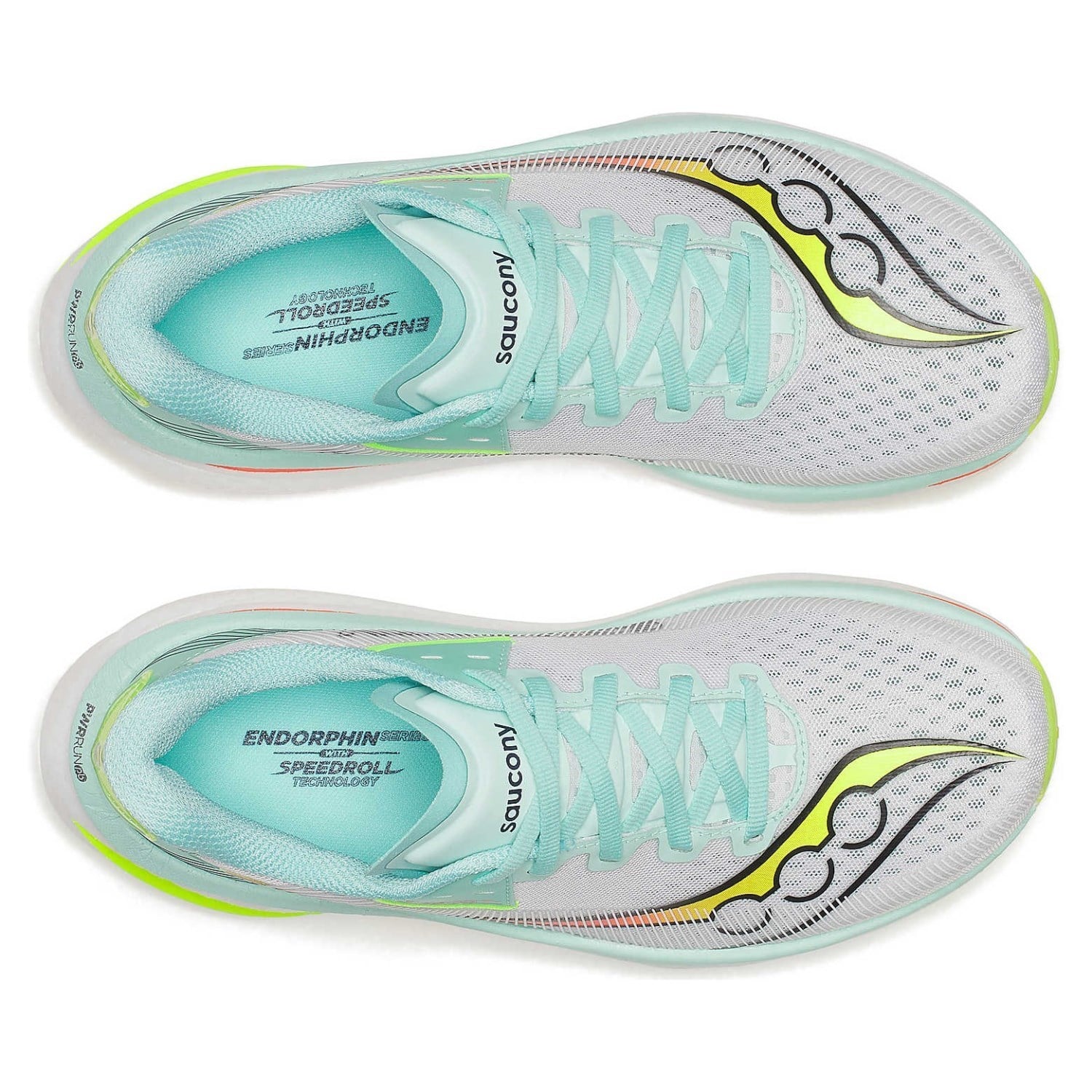 Saucony Endorphin Azura - Womens Running Shoes - White/Splash