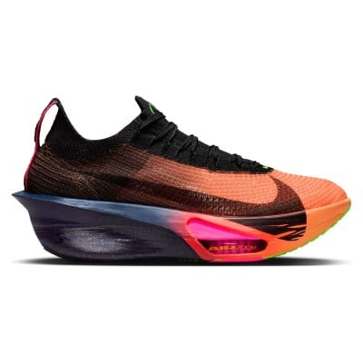 Nike Air Zoom Alphafly 3 GLAM - Womens Racing Shoes - Orange Pulse/Black/Purple Dynasty