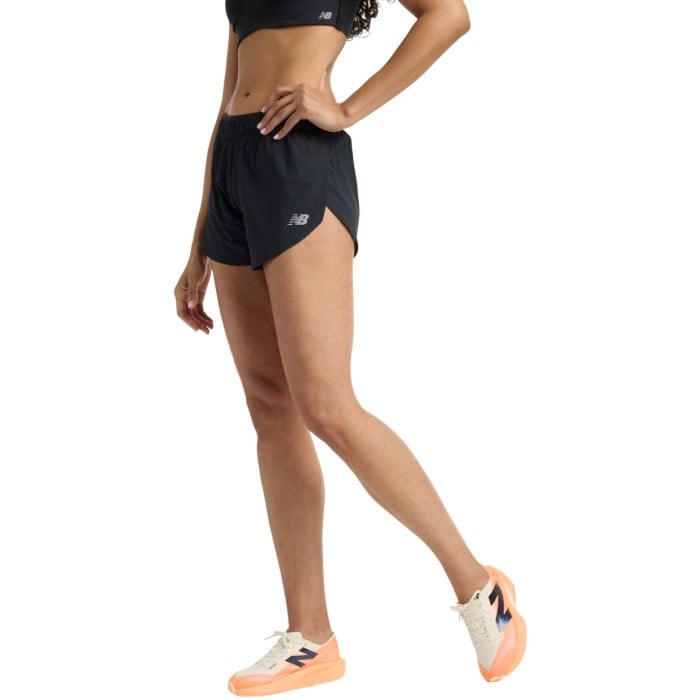 New Balance RC Ultra Light Split Womens 3 Inch Running Shorts - Black
