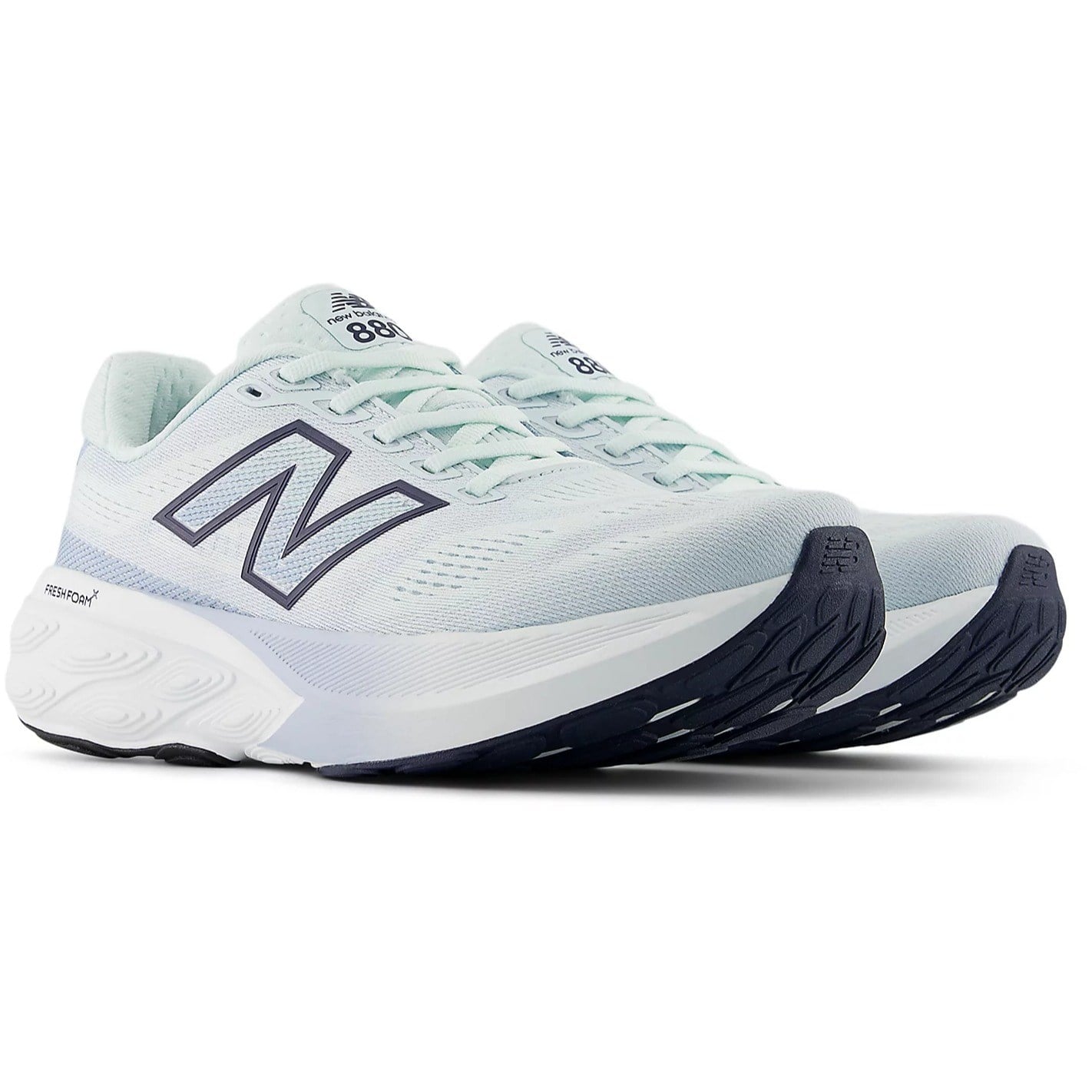 New Balance Fresh Foam X 880v15 - Womens Running Shoes - Glint Blue/NB Navy