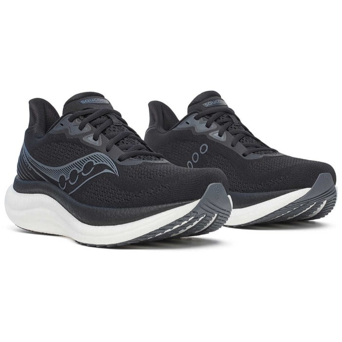 Saucony Triumph 23 - Mens Running Shoes - Black/White