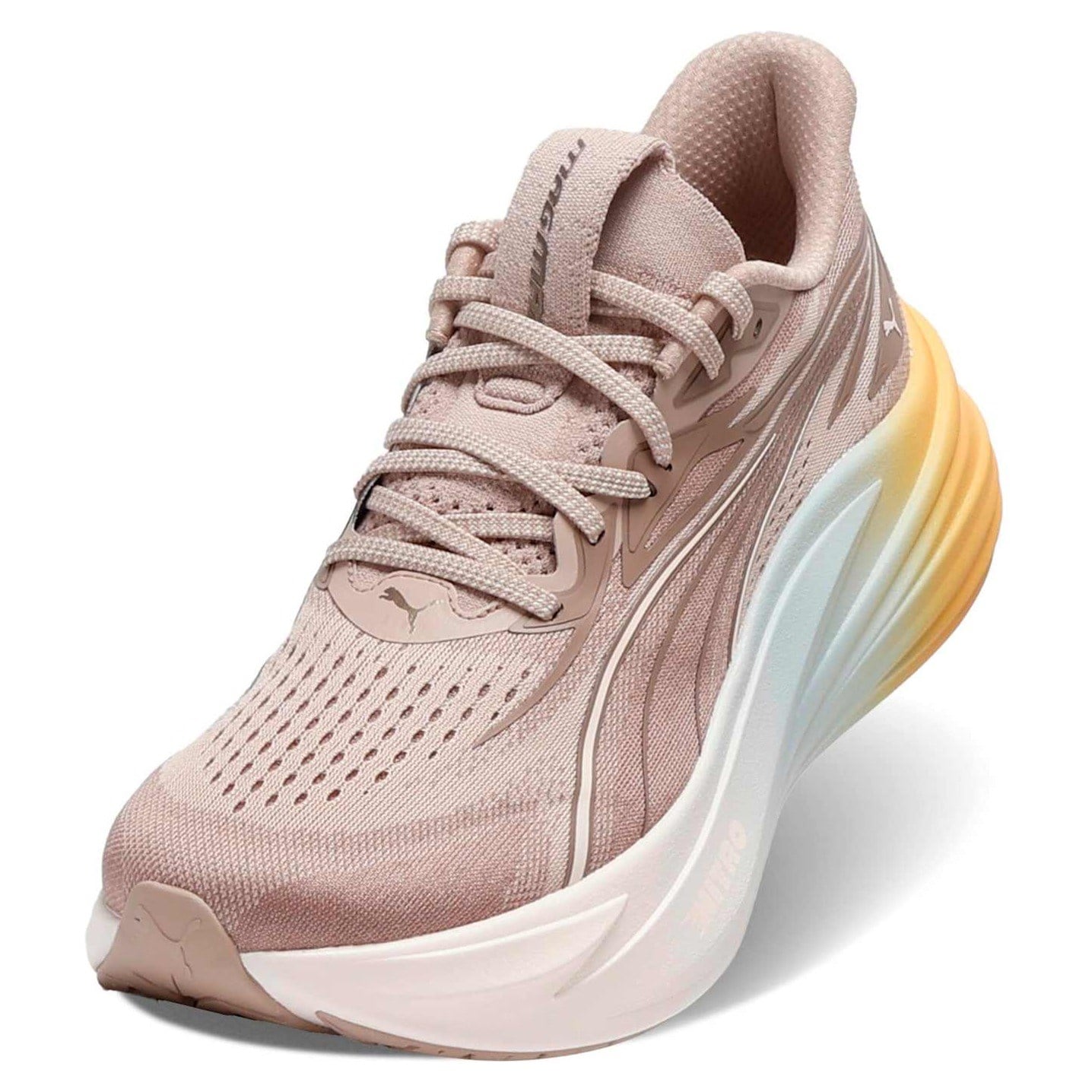 Puma MagMax Nitro 2 Run Club - Mens Running Shoes - Rose Latte/Jasmine Flower