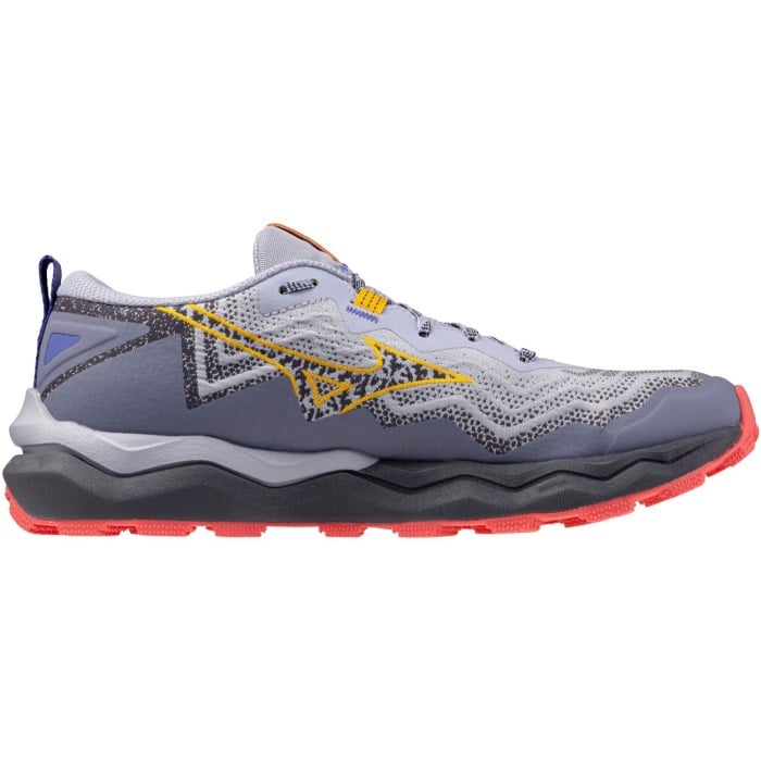 Mizuno Wave Daichi 9 - Womens Trail Running Shoes - Icelandic Blue/Citrus/Calypso Coral