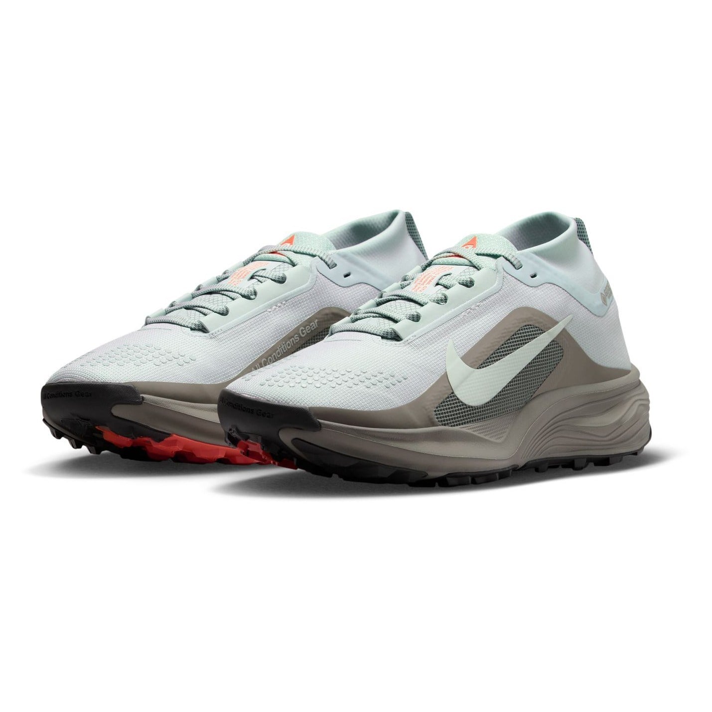 Nike ACG Pegasus Trail GTX - Womens Trail Running Shoes - Light Silver/Light Silver/Light Army - image 6