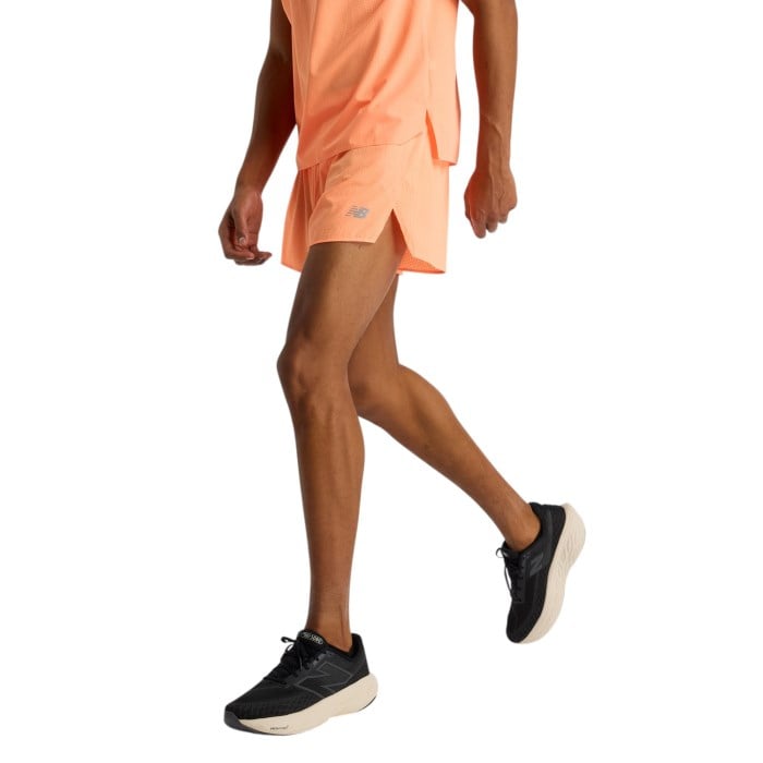 New Balance RC Ultra Light Split Mens 3 Inch Running Shorts - Hot Mango