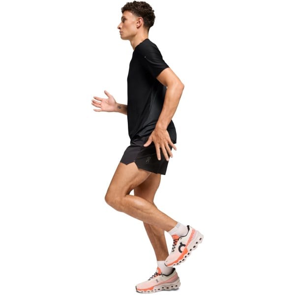 On Running Performance-T Mens Running T-Shirt - Black/Eclipse