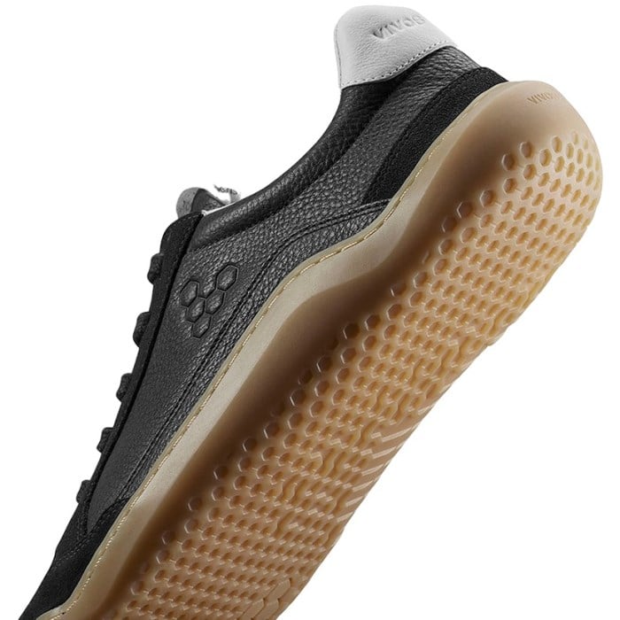 Vivobarefoot Gobi Sneaker II Premium Leather - Mens Walking Shoes - Obsidian