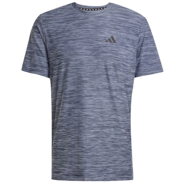 Adidas Train Essentials Mens Stretch Training T-Shirt - Silver Violet/Aurora Ink/Black