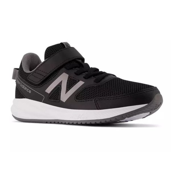 New Balance 570v3 Velcro - Kids Running Shoes - Black/White